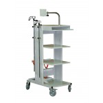 Troliu r4 B - gabarit 49x55x120cm cu suport pentru 2 butelii oxigen