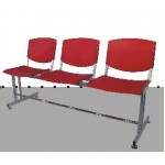 Bancheta Sala Asteptare 3 Locuri:155x60x85H Cm