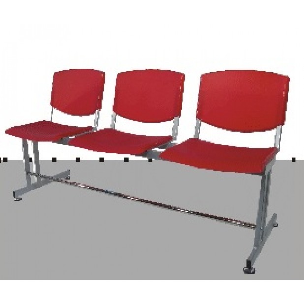 Bancheta Sala Asteptare 3 Locuri:155x60x85H Cm